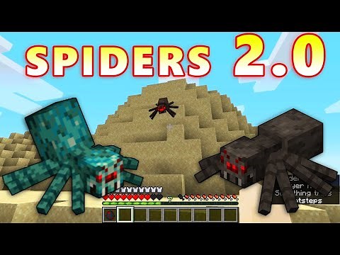 Spiders 2 0 Mod 1.16.5 - Realistic Spider Movements in Minecraft