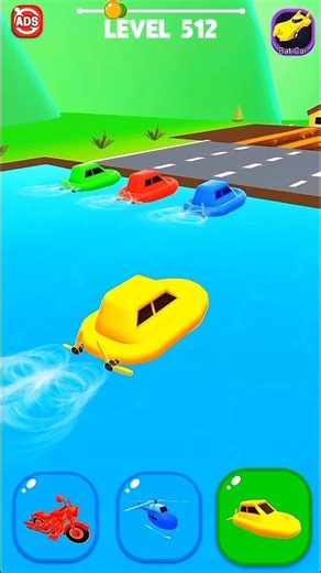 Shape Shifting Level 512 – Crazy Speed Run Challenge! ⚡😱 #shorts