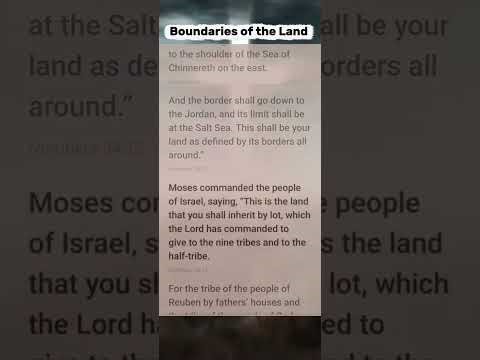 Full Video - Numbers 34 (ESV)