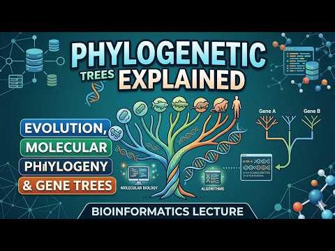 Phylogenetic Trees Explained | Evolution, Molecular Phylogeny & Gene Trees | Bioinformatics Lecture