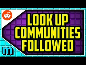 How To See What Communities You Follow On Reddit 2022 - Reddit My Communities Tutorial