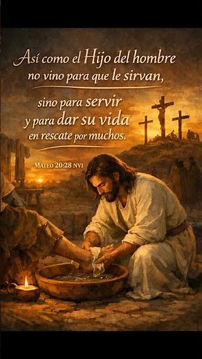 Mateo 20:28Versículo del día. #versiculodeldia #biblia #fyp