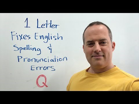 1 Letter Fixes English Spelling And Pronunciation Mistakes
