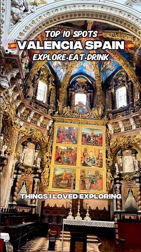 The 10 BEST Things To Do & Places To Eat in Valencia, Spain!🇪🇸✨ #TravelTips