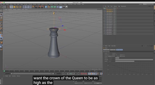 MAXON UK C4D教程 制作国际象棋系列 - 字幕版