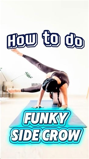 How to do funky side crow?