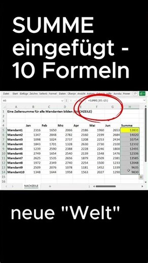 Diese Excel-Funktion kennt fast keiner 😳 (NACHZEILE!)
