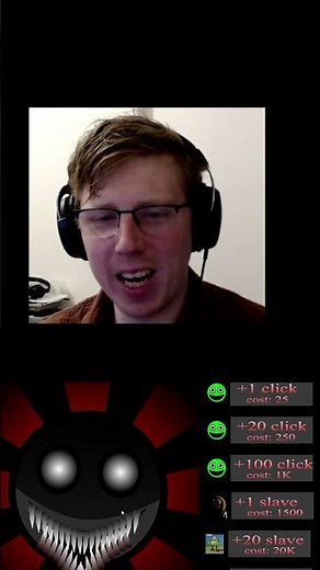 end game smiley jump scare for fun clicker scratch scary game (voider fun clicker ending)