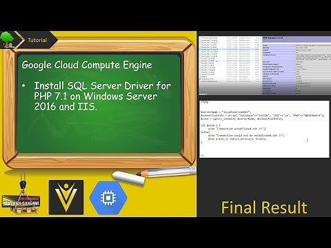 #4 GC - Install Microsoft Drivers 4.3 for PHP 7.1 and SQL Server 2017