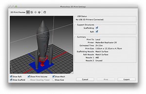 Adobe Photoshop 3D se met à l'impression 3D | Les Imprimantes 3D .fr