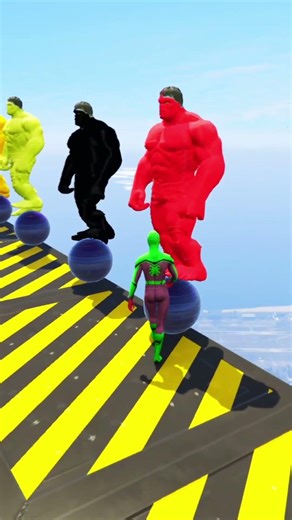 GTA 5 Epic Water Ragdolls Spiderman Purple Ball Fails #9 #shorts #gta5