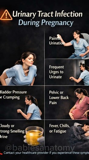 Urinary Tract Infection During Pregnancy #PregnancyHealth #UTIInPregnancy #PrenatalCare