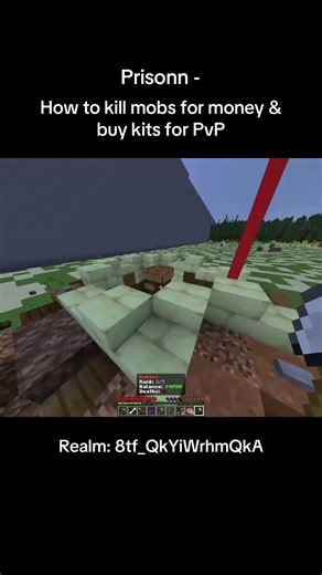 Minecraft KitPvP & Prisons. Realm:8tf_QkYiWrhmQkA #minecraftbedrock #realm #kitpvp #mc #mcpe #pvp