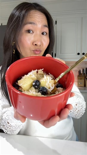 🍎 Apple & Cinnamon Oatmeal(苹果肉桂燕麦粥)