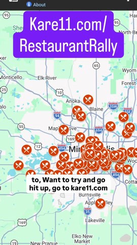 KARE restaurant rally map is up