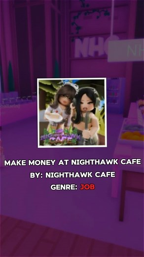 Zyfericlee on Instagram: "Earning Robux In Roblox Game Game: Make Money At Nighthawk Cafe #robloxfyp #robloxedit #robloxmemes #robloxgames #robloxedit #robloxstory"