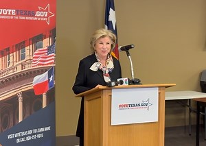 During the press conference in Bexar County today, Secretary of State Jane Nelson went over important dates for the upcoming March 5th primary. | Office of the Texas Secretary of State