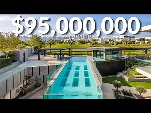Inside an INSANE $95,000,000 MEGA Mansion With 41K SqFt of Amenities | Dubai Luxury Home Tour