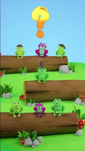 Où sont toutes les grenouilles ? | Vidéo éducative pour enfants | HeyKids #shorts