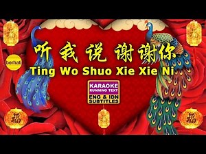 听我说谢谢你 – TING WO SHUO XIE XIE NI – MANDARIN KARAOKE SONG WITH LYRICS
