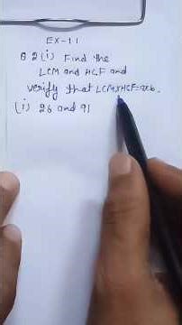 10th class math chapter 1 real numbers exercise 1.1 question number 2 solution by Yogeshwar sir