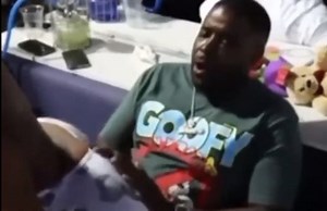 His Face Said It All: Homie Was Re-Thinking His Life While Getting Twerked On By A Big Booty Chick!