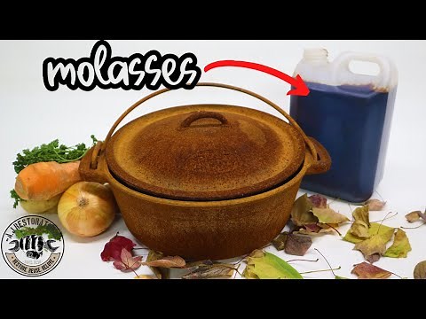 Removing Rust with Molasses - Cast Iron Restoration.
