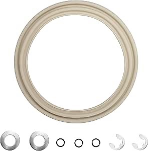 2Pcs Diaphragm Gasket, Fits Hayward Perflex DECX5000G,EC40AC,EC50,EC50C,EC50A,EC50AC Series Extended DE Filter,W/ECX1014A Bump Shaft Kit ECX1011 ECX9611246 ECX1014, Part NO. HAY-051-1507,EC-50C,EC-40C
