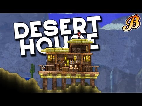 How to Build a Desert House In Terraria | NPC Housing | Terraria 1.4 | Desert themed build