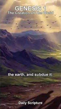 Genesis 1 | The Creation Of The World | KJV Bible Audio (2)
