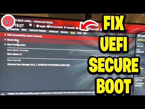 How To Fix UEFI Secure Boot Valorant