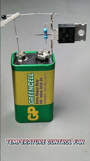 Temperature Control Fan 🔥 Circuit Using MOSFET IRFZ44N #irfz44n #temperaturecontroller