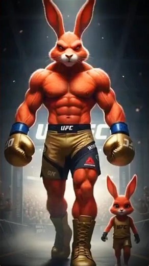 Rabbit 🆚 Cat 🔥 Revenge Of Rabbit 😵 #rabbit #cat #revenge #airabbitboxing