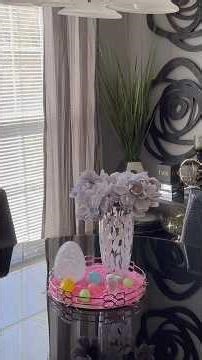 Decorating my dining table for Easter