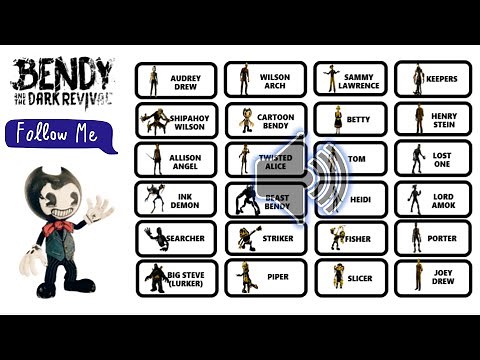 Bendy and the Dark Revival ALL VOICES | BATDR All Voice Lines Sound