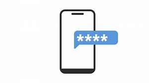 Download password phone animation illustration typing the password for free