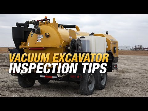 How to perform daily Vermeer vacuum excavator inspections