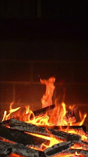🔥 Crackling Fireplace for Cozy Ambience #fireplace #cozy #relaxing