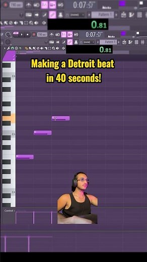 Making a Detroit beat in 40 seconds 🤯😳