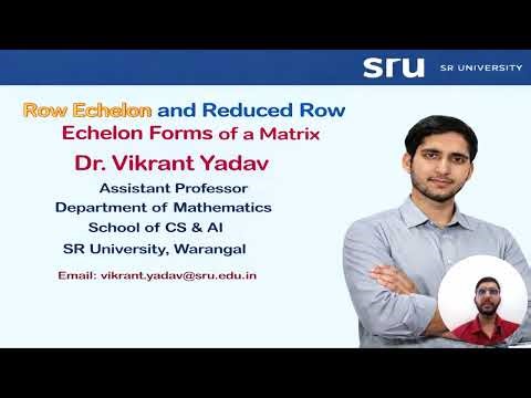 Row Echelon Form (REF) and Reduced Row Echelon Form (RREF) of a Matrix | Matrix Algebra Explained