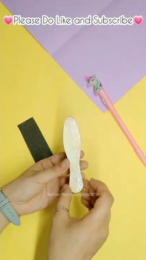 How to make nail filer at home😱🥰 #shorts #ytshorts