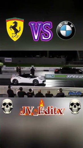 BMW M8🚀 VS FERRARI🔥 DRAGRACE #shortsfeed #shorts #automobile #banaraslitfest #trending #motivation