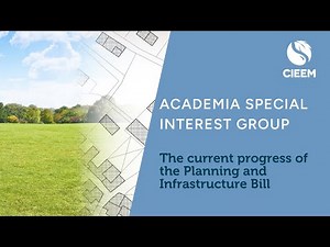 The current progress of the Planning and Infrastructure