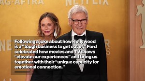 Tearful Harrison Ford accepts Life Achievement Award at SAG Actor Awards 2026: 'It's a little early, isn't it?'