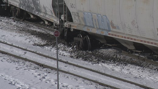Calgary emergency crews respond to train derailment