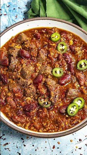 AWARD WINNING Short Rib and Chorizo Chili