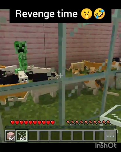 Finally Got Revenge 😈💣 | Creeper Destroyed in Minecraft #minecraft