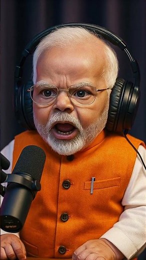 AI Baby Modi’s Hilarious Studio Speech! 🤣🎙️ #Shorts #aisinging #aicomedy