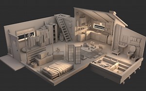 【3D场景建模教程】不知道3Dmax从何学起？教你零基础做出一间属于你的房子