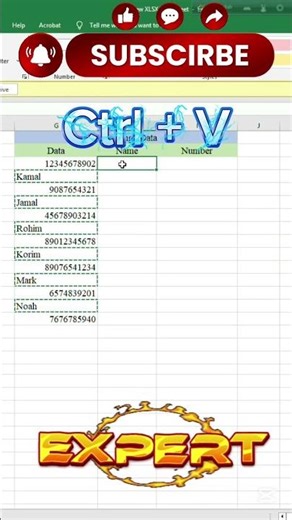 Separate Name & Numbers in Excel Instantly | Expert Shortcut Formula | Digital Office Skill